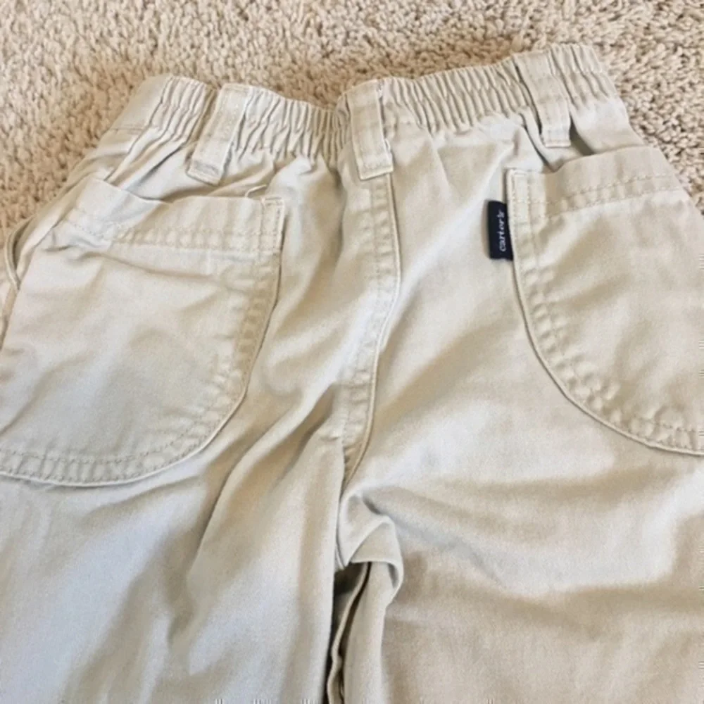 Boys Carters 9 month khakis with button up legs